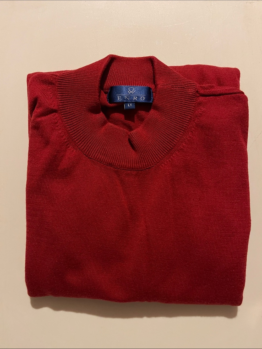 Enro Men’s Crimson Crewneck Sweater